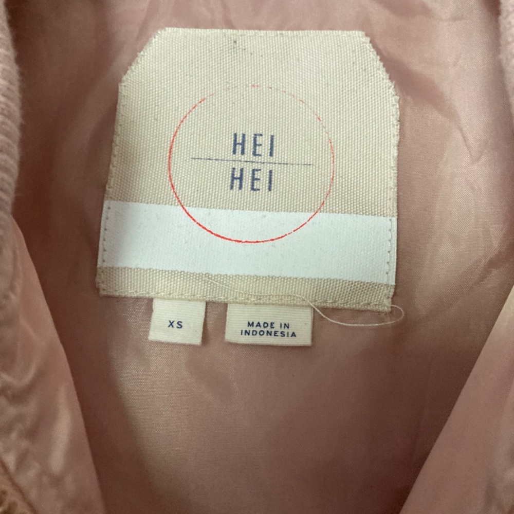 Hei Hei Anthropologie Hilltop Bomber Jacket Pink, size XS - Picture 7 of 7